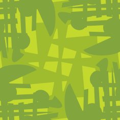 Chaotic Green Seamless Patterns