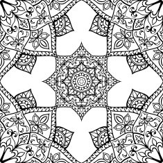 Oriental elegance ornament