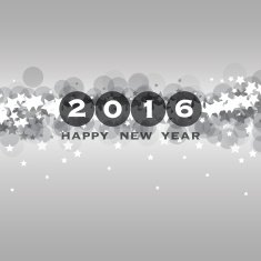 New Year Card Background - 2016 N18