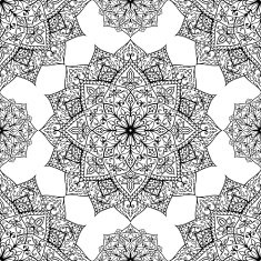 Eastern elegance ornament