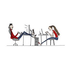 Programmers at work sketch for your design N3