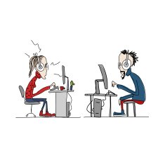 Programmers at work sketch for your design N9