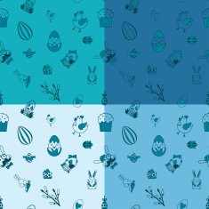Easter Seamless Pattern N23