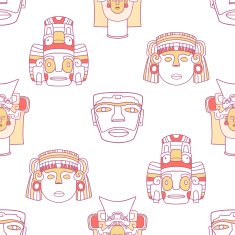 Mexican vector pattern