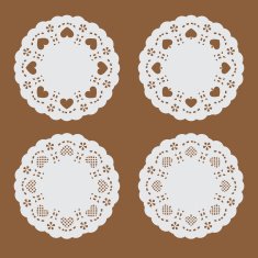 coaster paper perforated paper texture banner N2