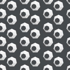 Seamless pattern with abstract figures Hexagon N2