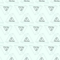 Seamless pattern with abstract triangles