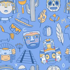 Mexican vector pattern N3
