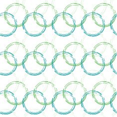 Seamless pattern circles connected in chain N2