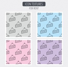 For rent icon Advertising banner tag sign N5 free image download