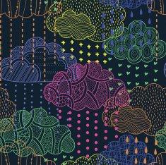 Rain seamless pattern N3