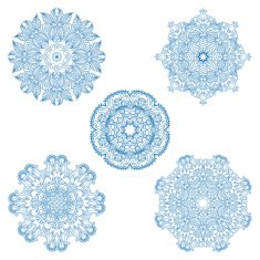 Vector round ornaments