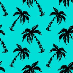 Seamless pattern with palm trees N13