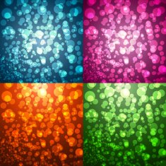 Glowing circles background