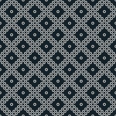 monochrome diagonal circle pattern