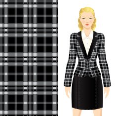 Tartan fabric N2