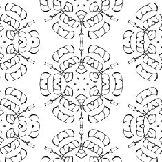 Primitive simple grey retro seamless pattern N43