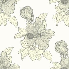 Seamless Pattern with floral ornament N47