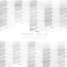 Vector Abstract geometric shape from cubes N9