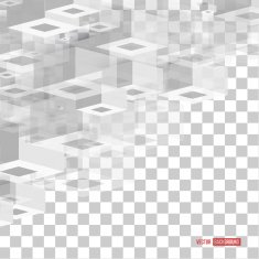 Vector Abstract geometric shape from cubes N11