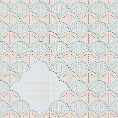 Abstract sashiko background with copy space for text N3