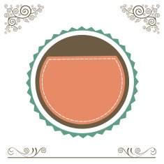 vintage badges and label
