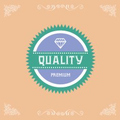 vintage badges and labels N6