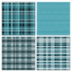 Four pattern of blue patches N2