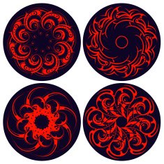 Ethnic ornaments