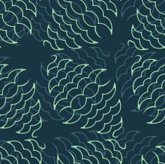 Seamless colorful background made of oriental pattern