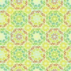 Abstract geometric seamless pattern with circle and blur elements N2