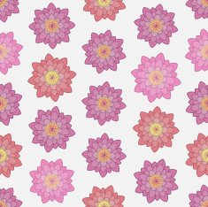Seamless colorful background made of lotus N2