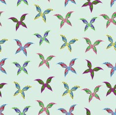 Seamless colorful background made of butterflies