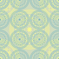 Seamless colorful background made of Arabic pattern