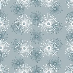 Seamless colorful background made of abstract flowers N2