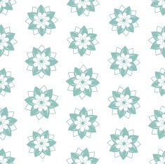 Seamless colorful background made of abstract flowers N3