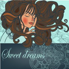 sleeping young woman N2