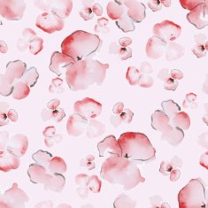 Watercolor sakura pattern
