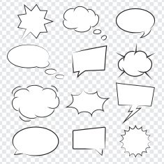 Comic Book Speech Bubbles N6