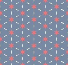 Simply star seamless pattern