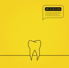 Tooth icon Dental stomatology sign N2