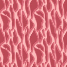 Texture of raw fresh beef Vector background Seamless pattern