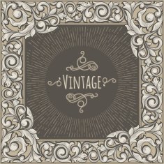 Vintage decorative frame N7