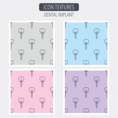 Dental implant icon Oral prosthesis sign N4