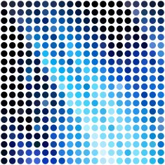 Blue Dots Background Creative Design Templates N4