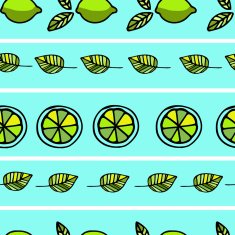 Seamless pattern with lemons N8