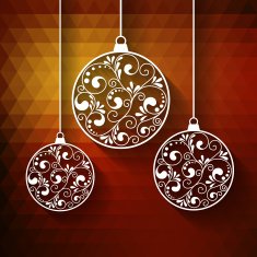 xmas paper ball