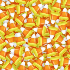 Candy corn seamless pattern vector illustration N4