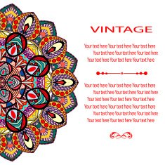 invitation mandala card N4