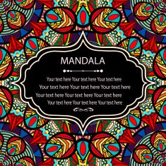 invitation mandala card N6